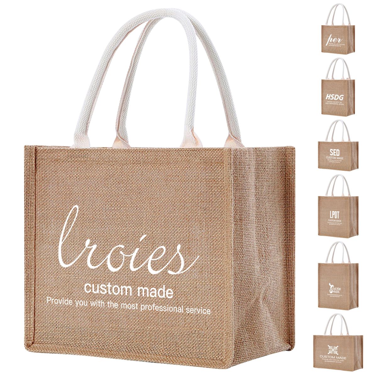 Jute Tote Bag