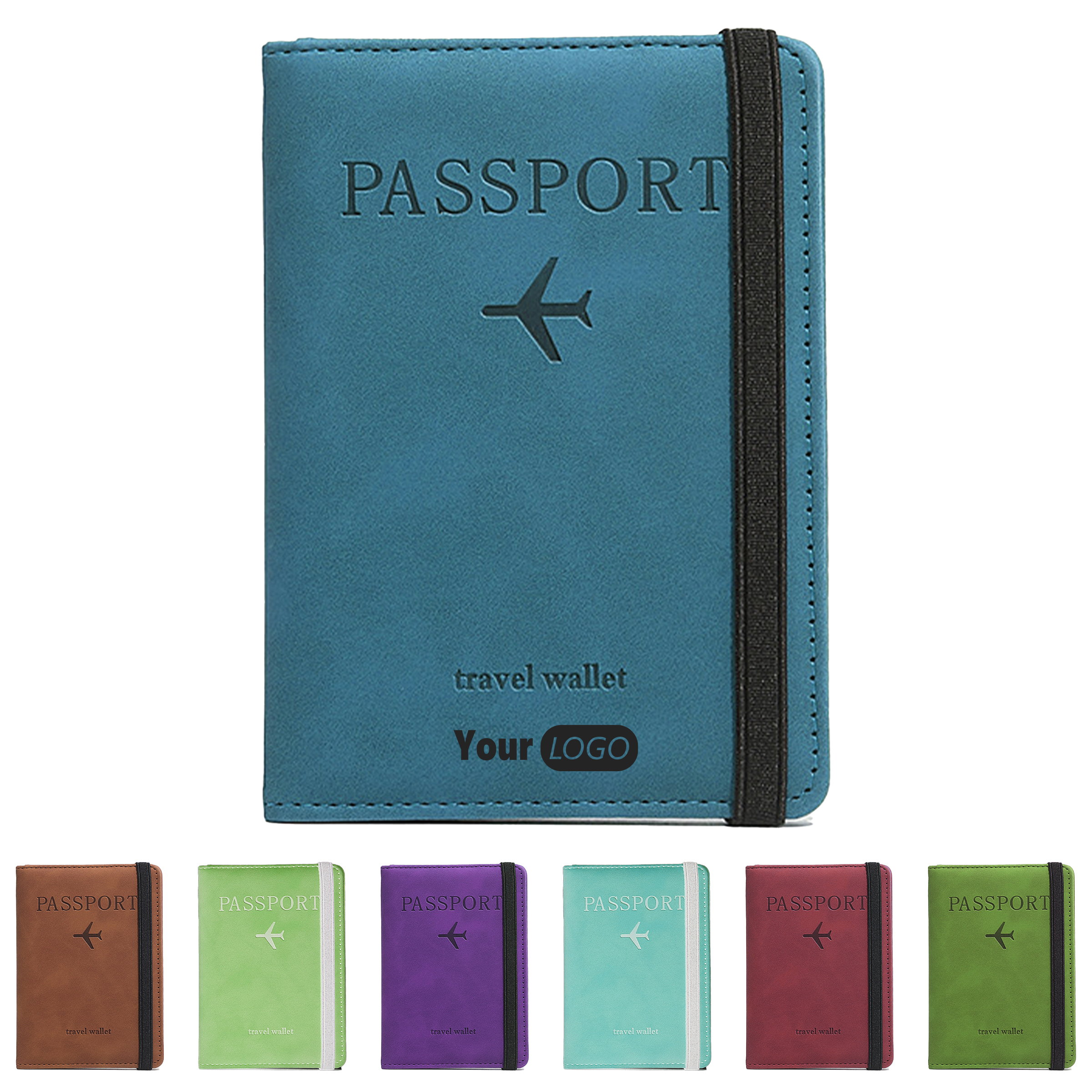 Polyurethane Custom Rfid Passport Holder 1