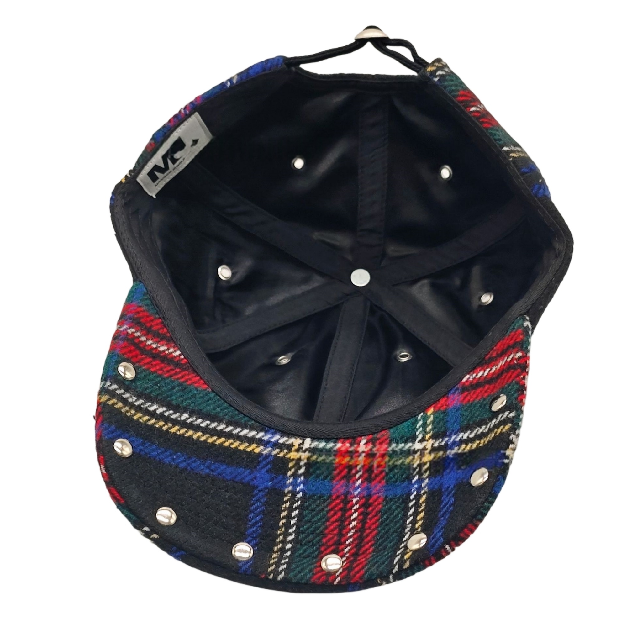 Colorful Plaid Wool Baseball Cap 11