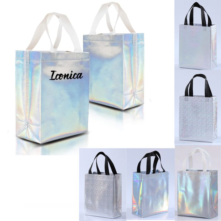 Iridescent Gift Bags  8x4x10 2