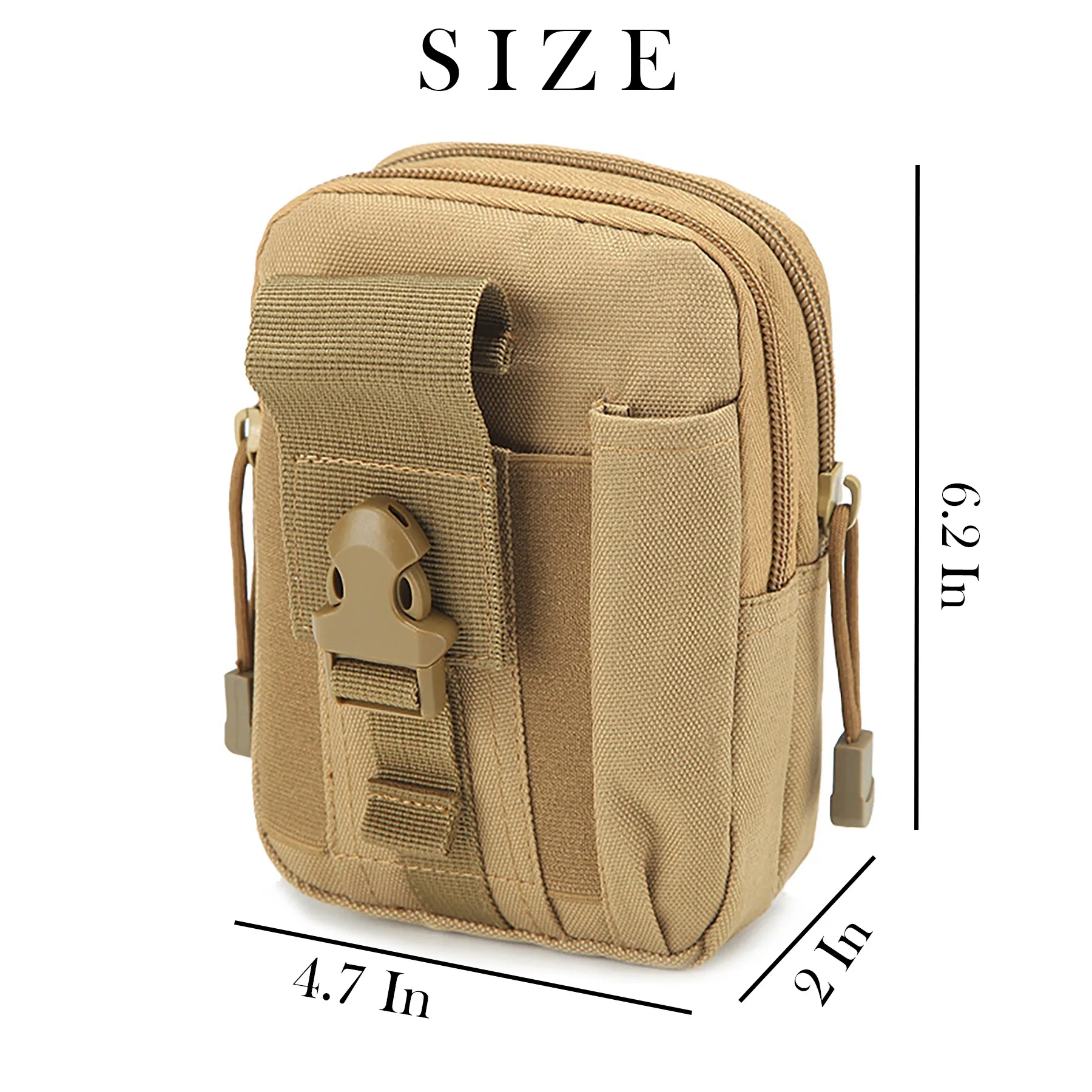 Polyester Sports Tactical Belt Waist Bag 5