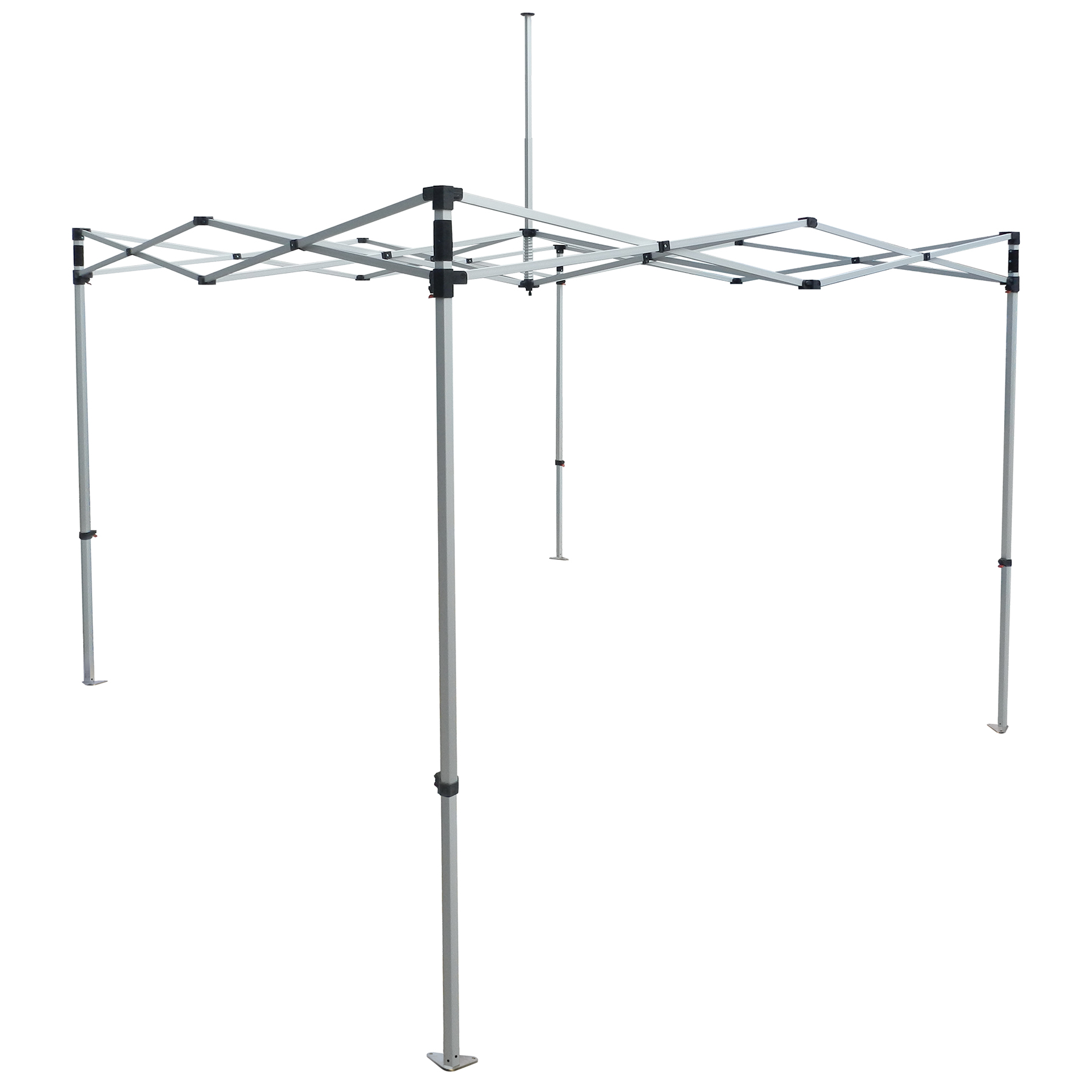 10' Heavy Duty Tent With One Full Double Sided Wall and Two Double Sided Half Walls 9