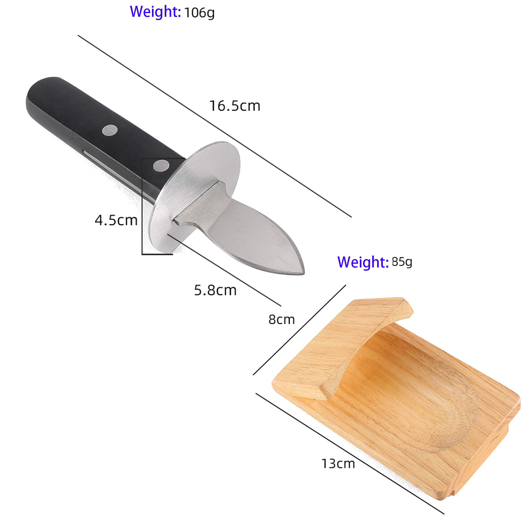 Oyster Knife Shucker Set 3
