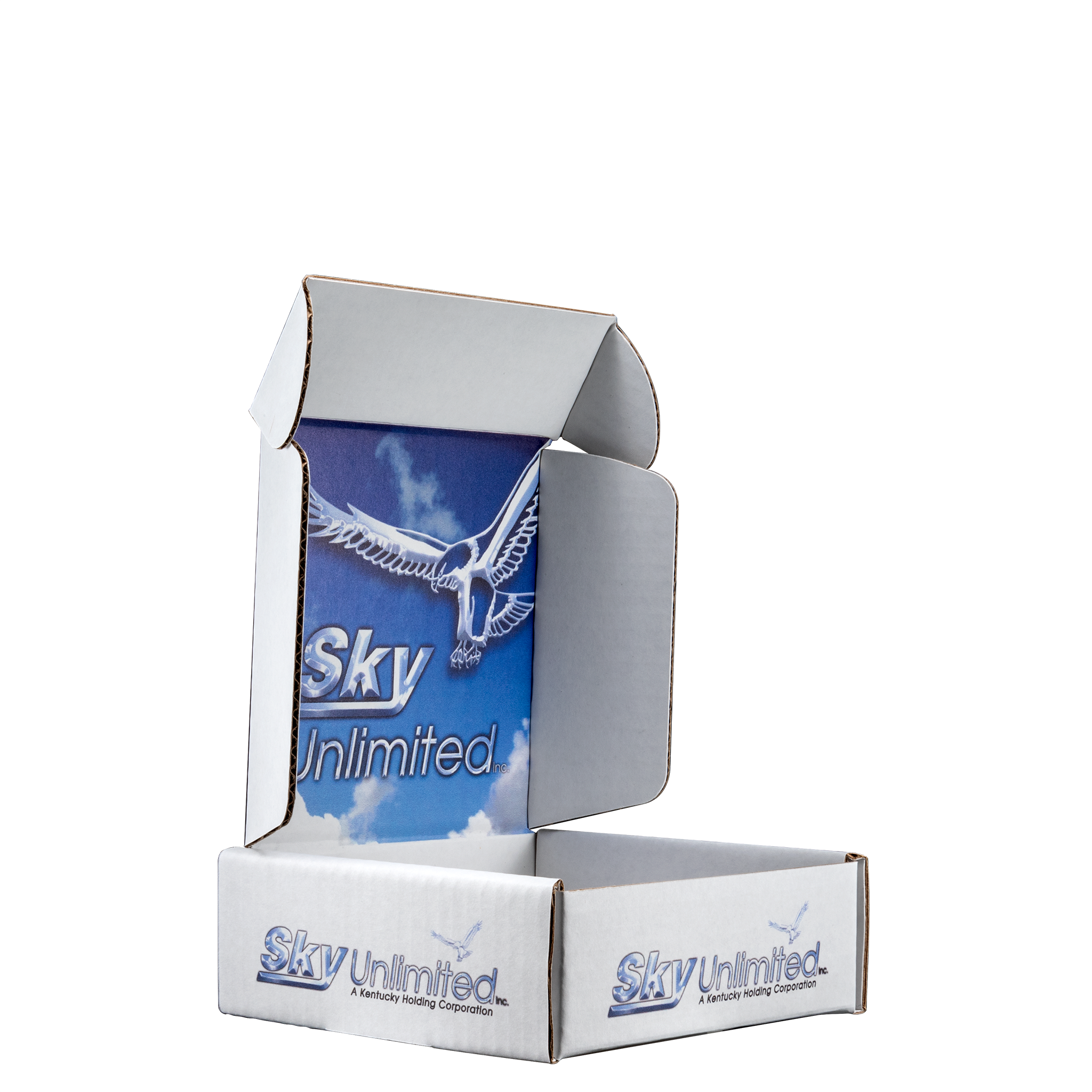 Mailing Box, B-Flute6" x 6" x 2.25" - White - B - 090 sq in 5