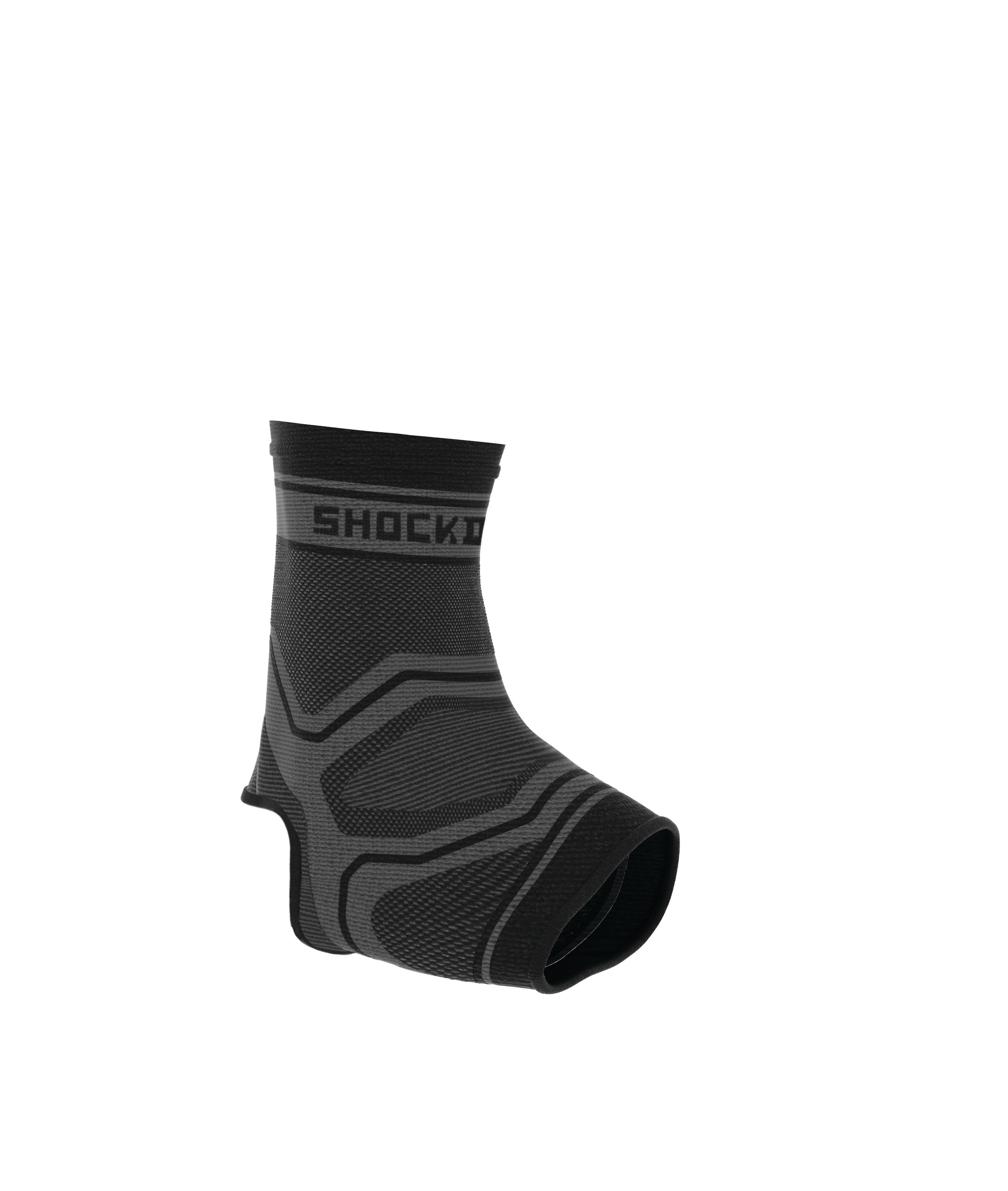 Comp Knit Ankle Slv Gry/Blk 2