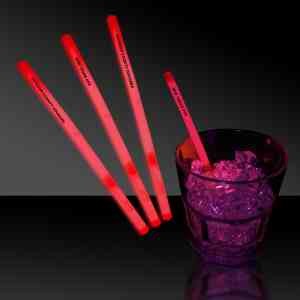 5" Single Color Glow Light Up Swizzle Stick 3
