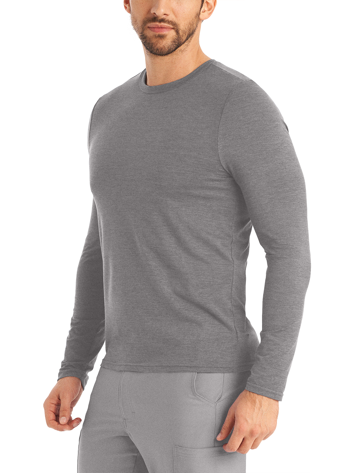 Landau - Forward - Men's Long-Sleeve Crew Neck Underscrub Tee 9