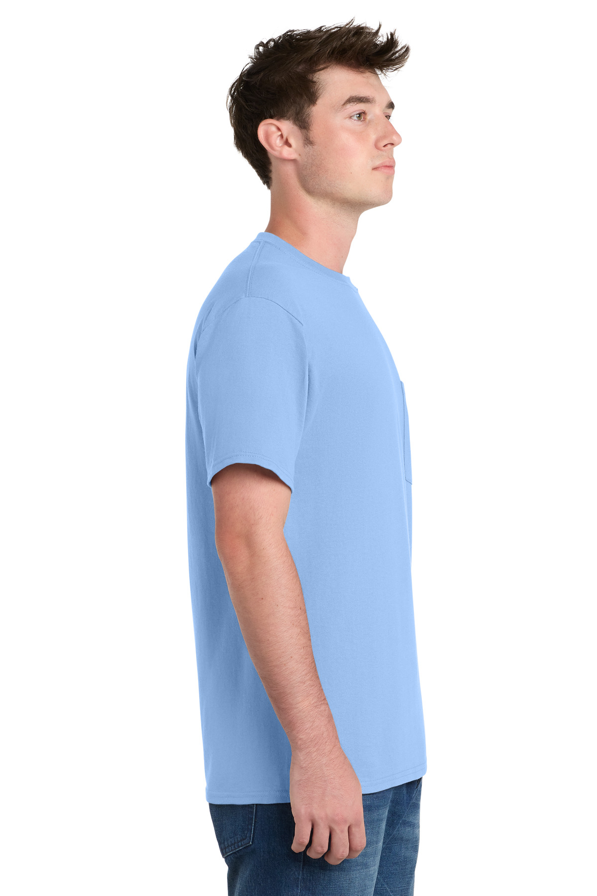 Port & Co Tall Essential Pocket Tee. PC61PT 2