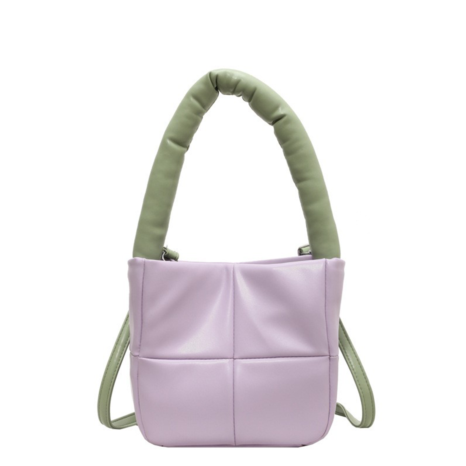 Splice PU Leather Portable Crossbody Bag 3