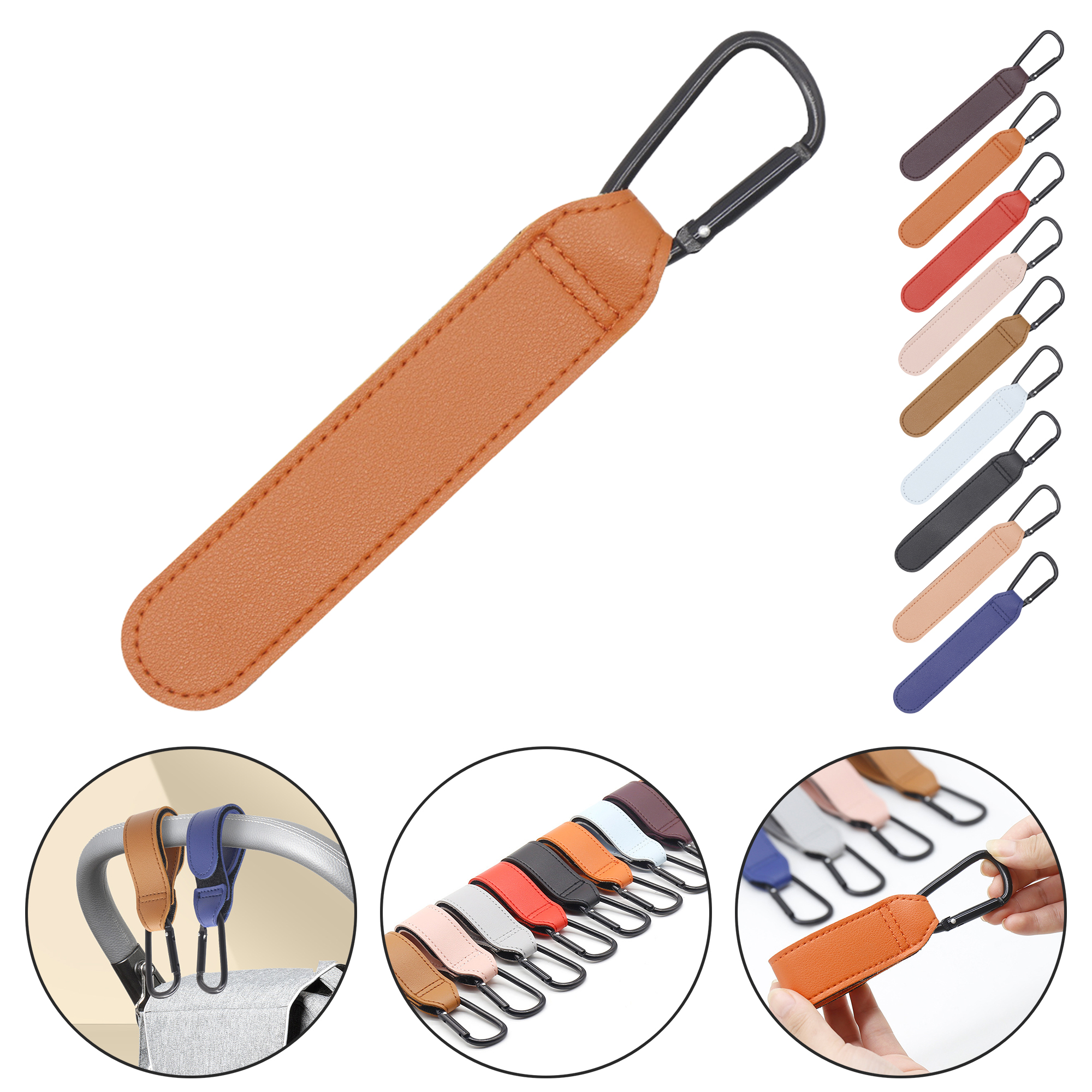 Baby Stroller Hooks with Velcro Straps 8