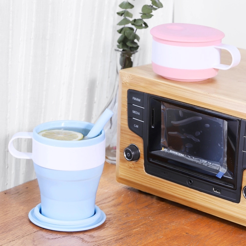 Custom Silicone Foldable Travel Cup & Reusable To-Go Bottle 14