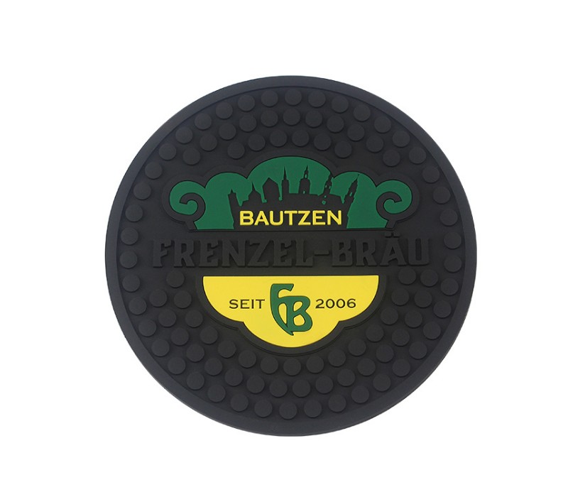 Round Soft PVC Coaster 4