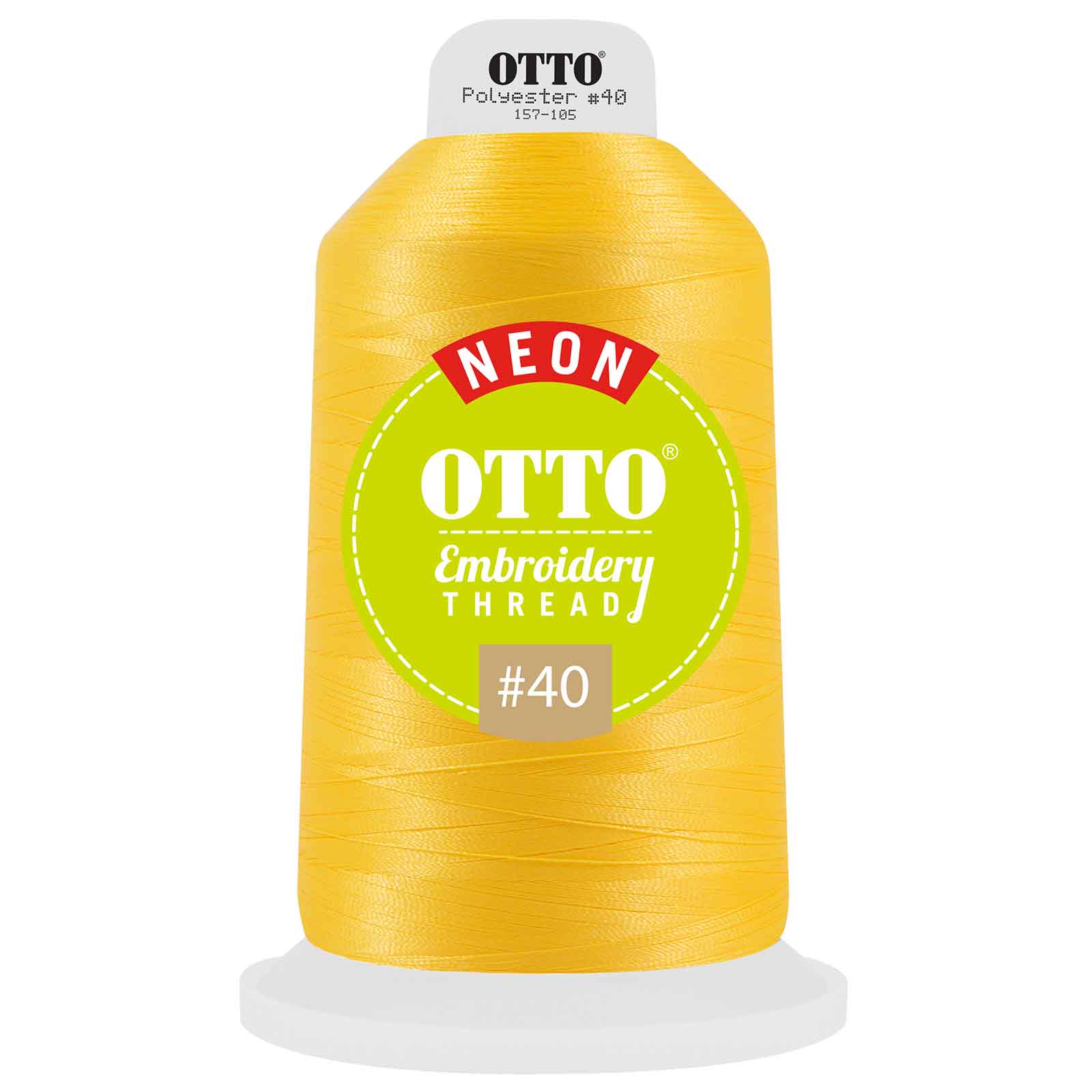 OTTO Embroidery Neon Thread #40 5,500 yd. King Cone 9