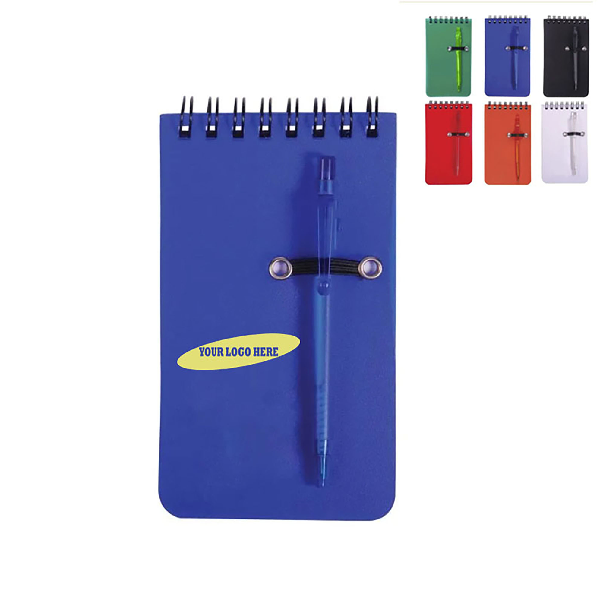 Mini  Pocket Notebook with Pen Holder 1