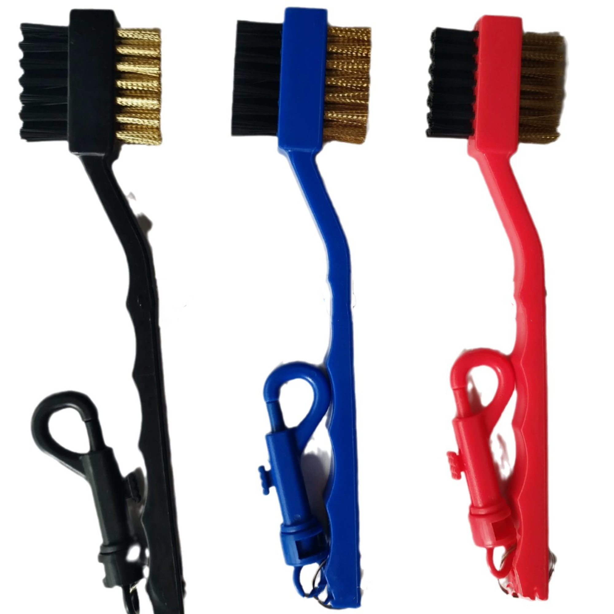 Golf Cleaning Brush with Retractable Clip 1