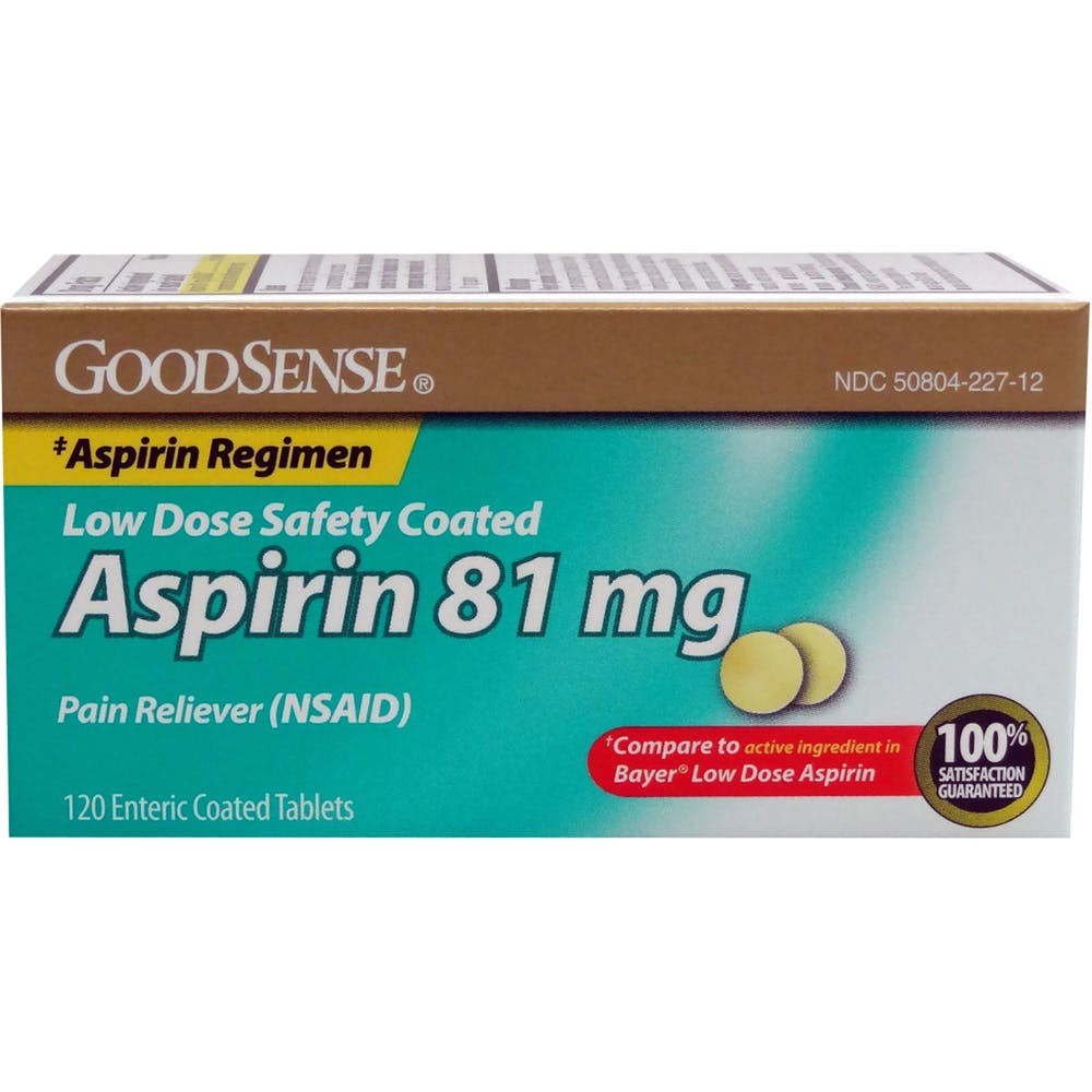 Aspirin Enteric Coated Tablets - 81 mg 120 Pack 1