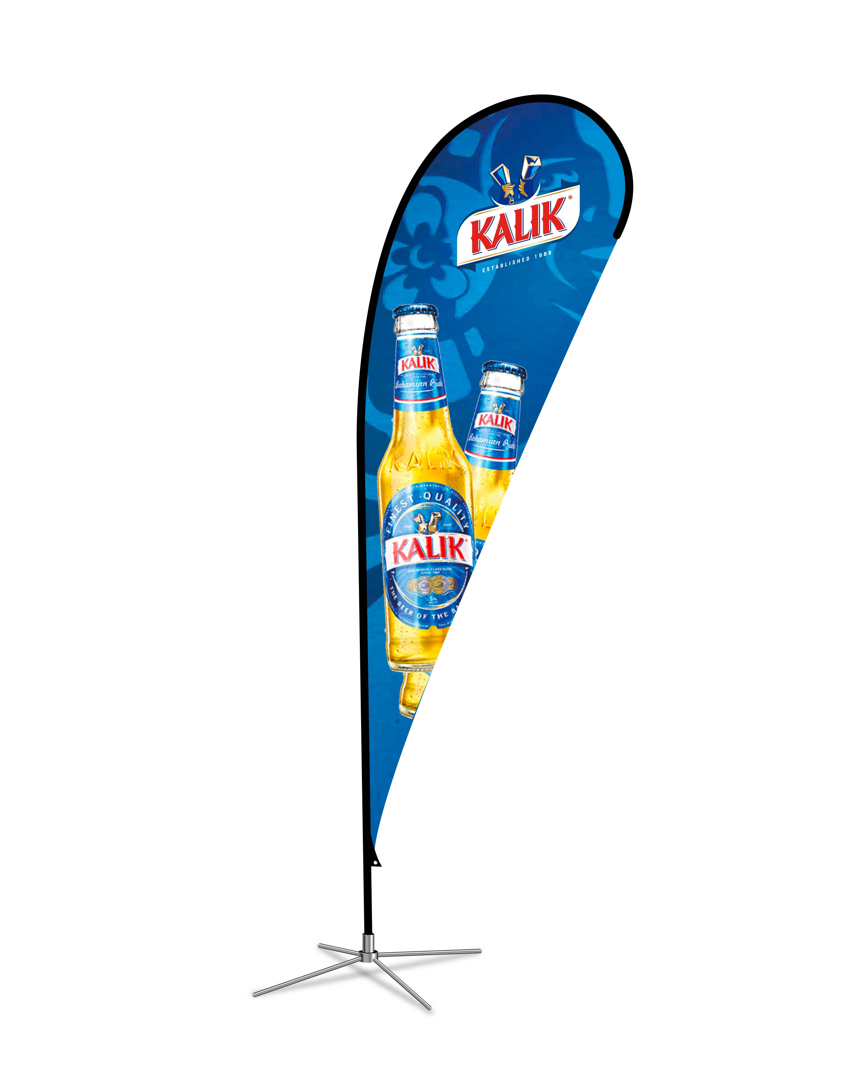 Teardrop Flag Banner Double Sided Sleeve (8ft) 7