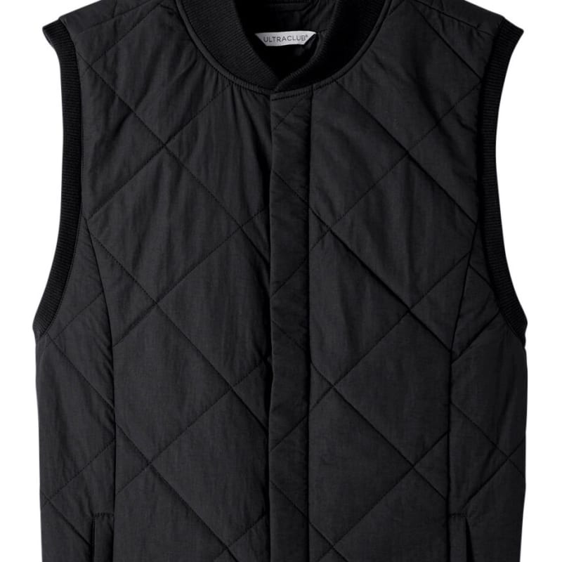UltraClub Men's Dawson Quilted Hacking Vest 8
