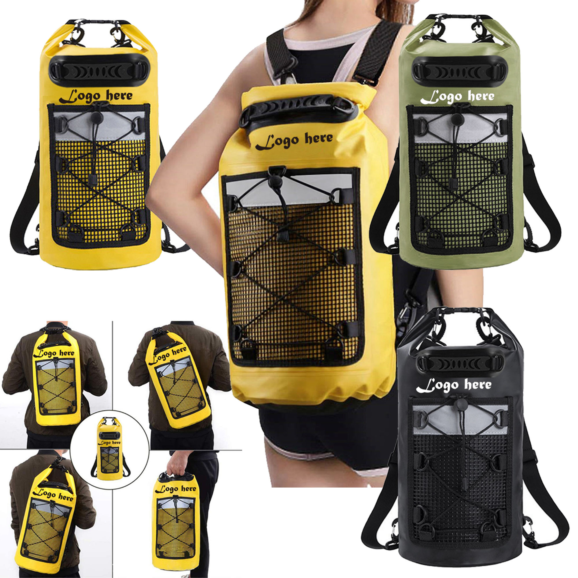 MOQ100 Large-Capacity Waterproof Hiking Bag 3