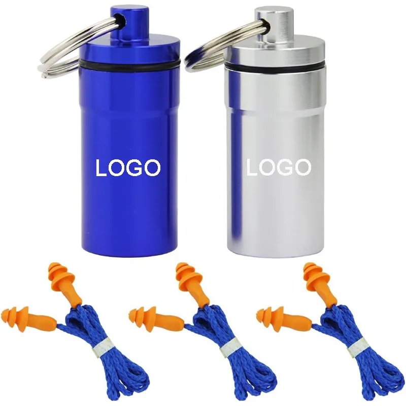 Reusable Silicone Ear Plugs with Carry Case 2