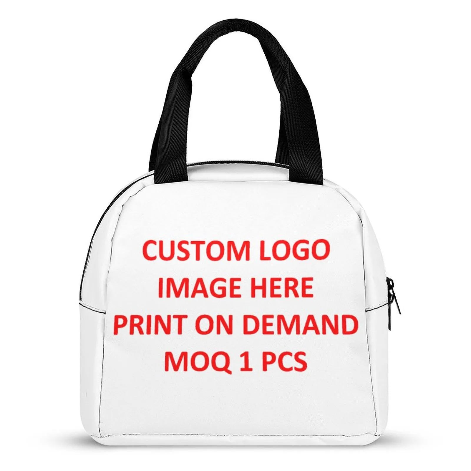 Custom Printed Lunch Bag Personalized with Logo Insulated Reusable for Work Gift 9