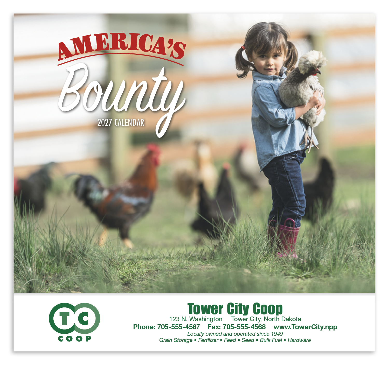 HotLine® Products America's Bounty Appointment Calendar - Stapled 36