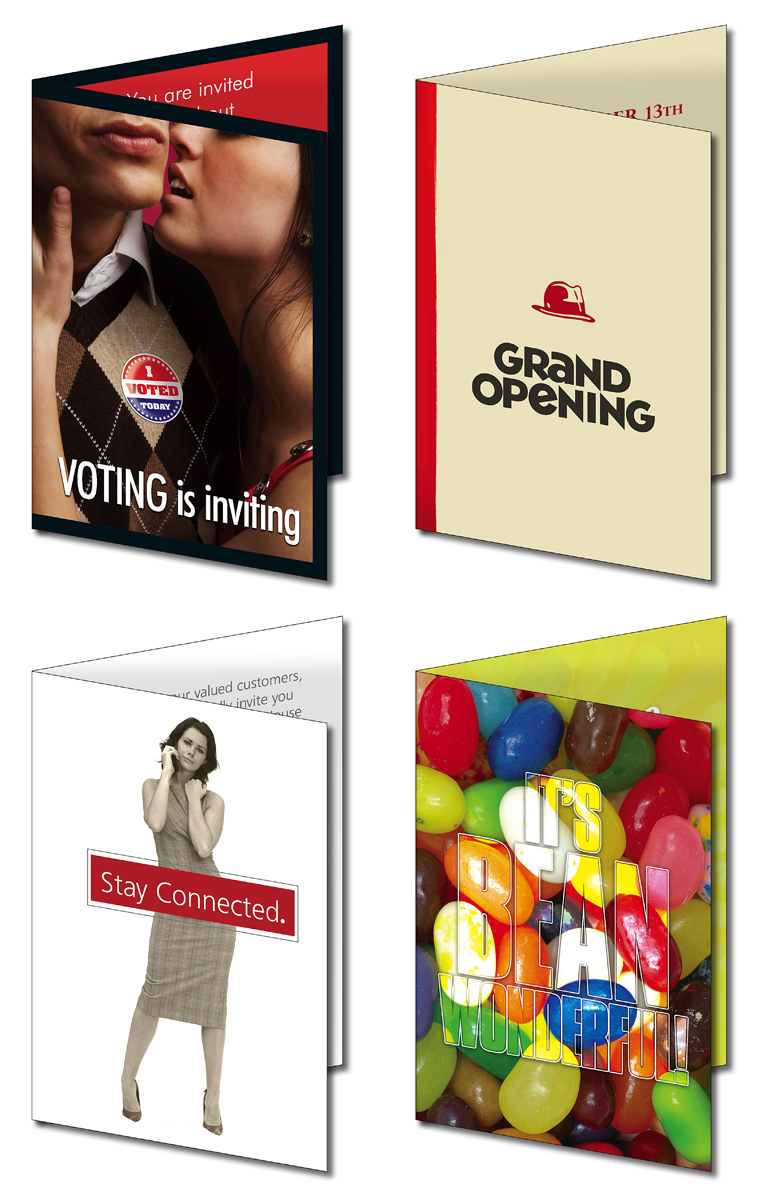 Greeting Card - 5x7 Folded with Envelopes – UV-Coated (1S) – 10 pt. 4