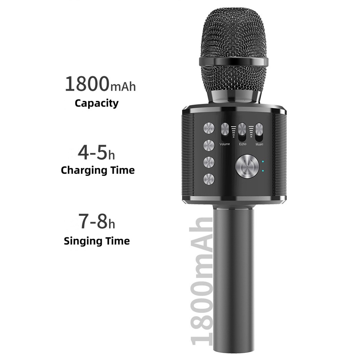 Portable Wireless Bluetooth Handheld Microphone Speaker 6