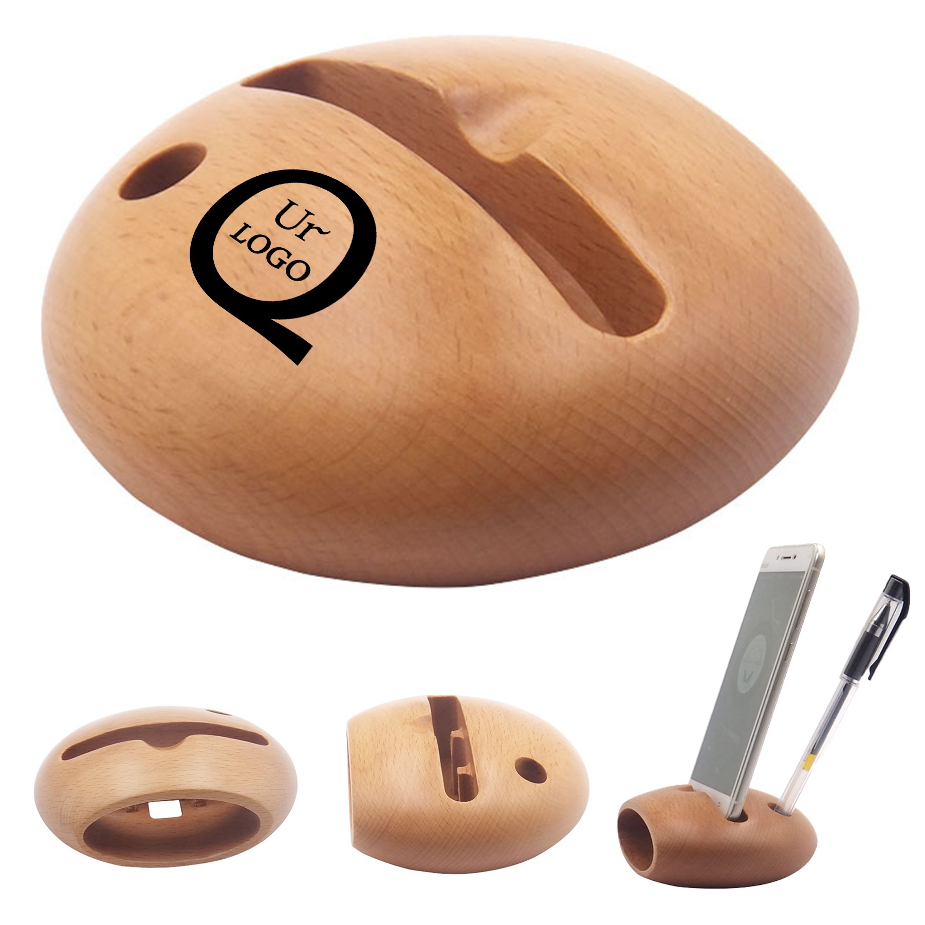 Wooden Phone Stand
