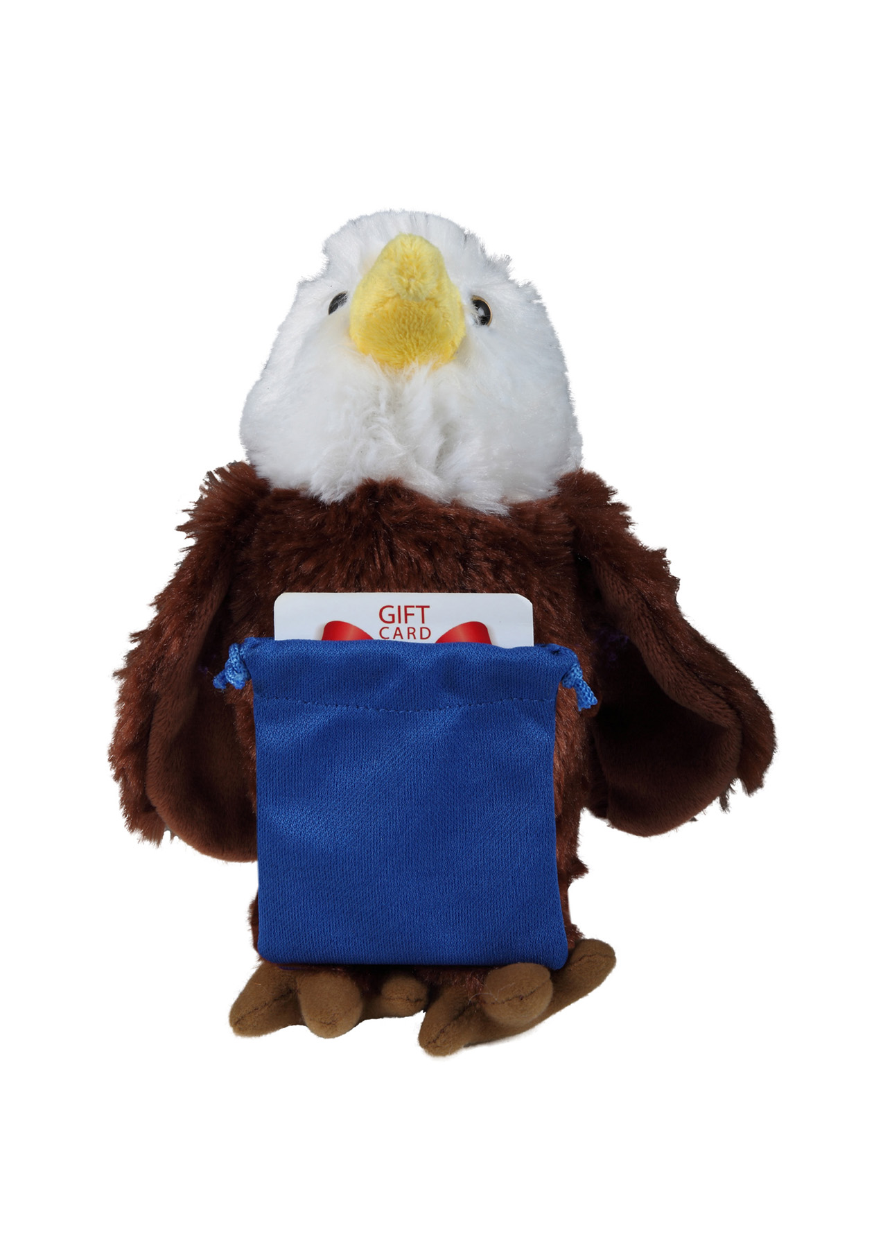 soft plush Eagle with gift card sack 4