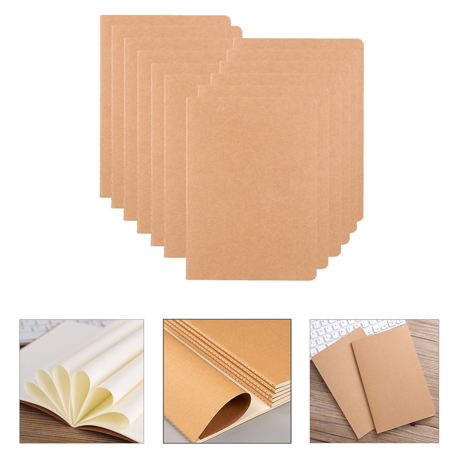 8.3 x 5.5 inches 60 Pages Blank Paper Journal Notebook 2