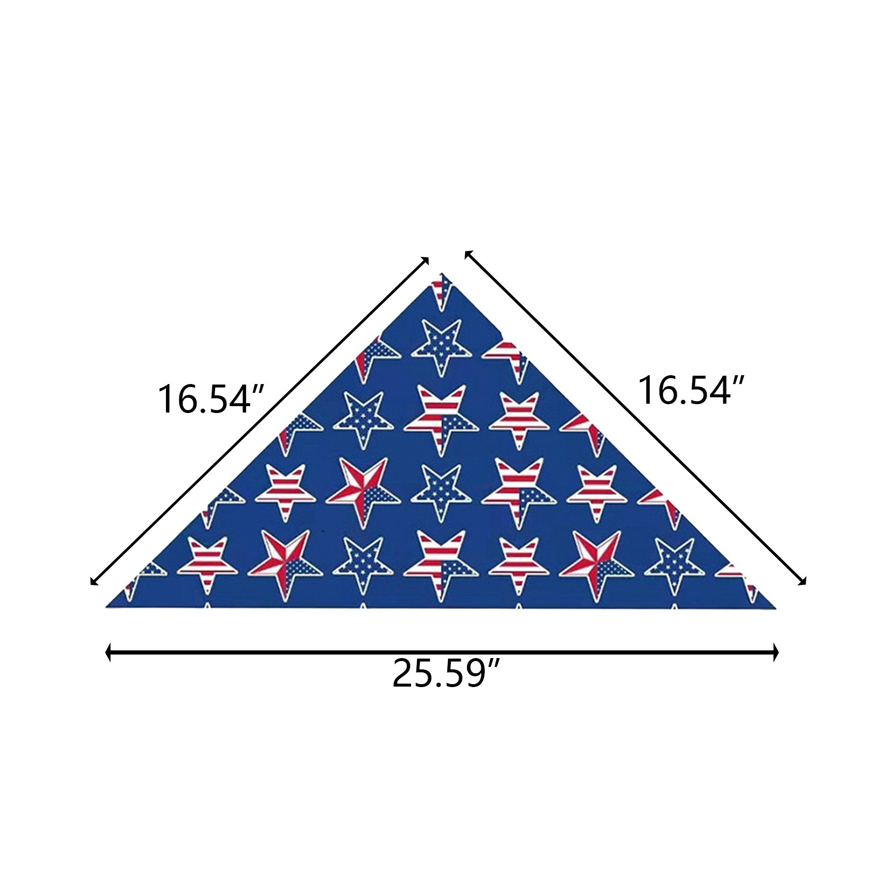 Independence Day Pet Dog Triangle Drool Towel 2