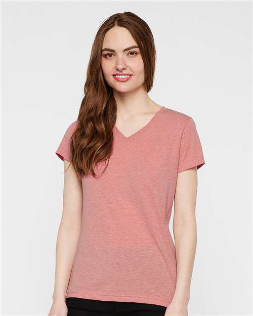 Women's Harborside Mélange V-Neck Tee - 3591 17
