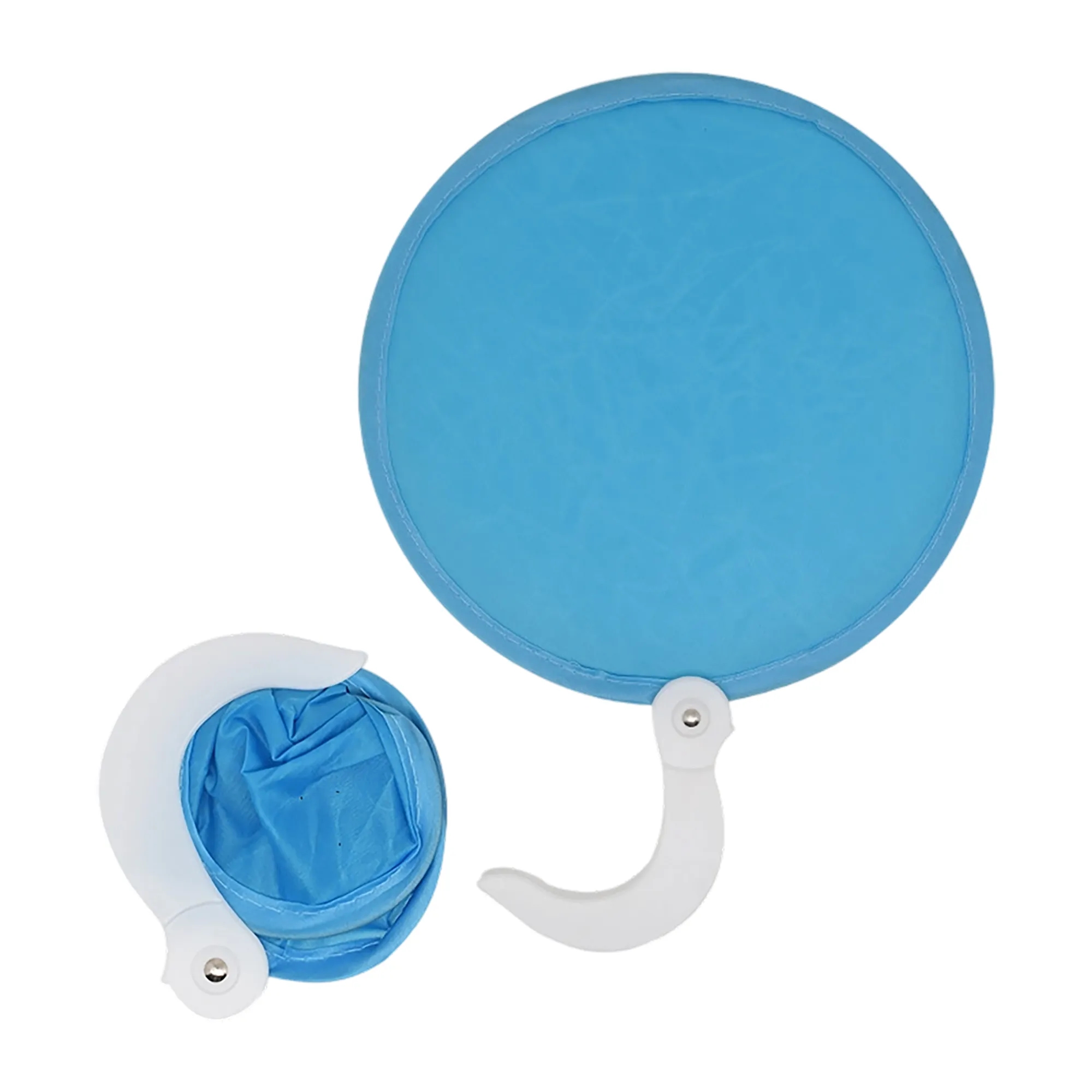Foldable Polyester Disc Fan 7.9x11.2 Inch 9