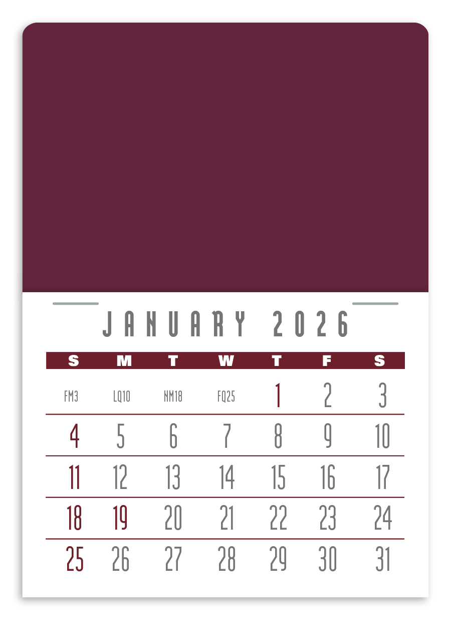 Press-N-Stick Contemporary Calendar
