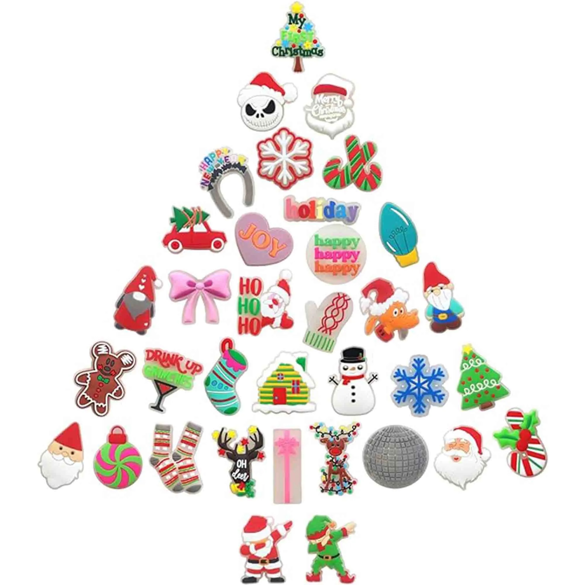 Christmas Holiday PVC Shoe Charms-MOQ is 50pcs 2