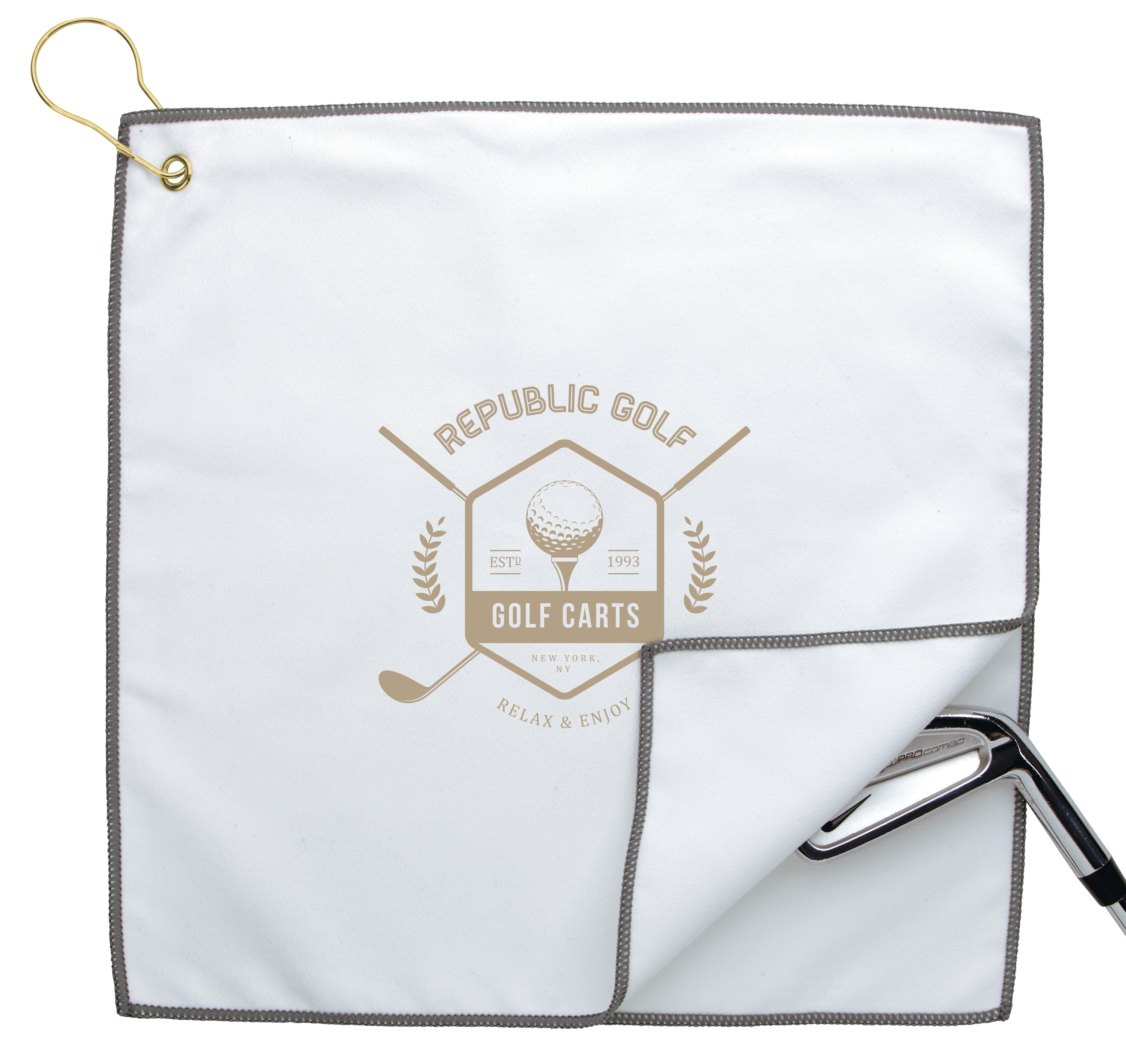 Good Value™ RPET Double Layer Golf Towel 18