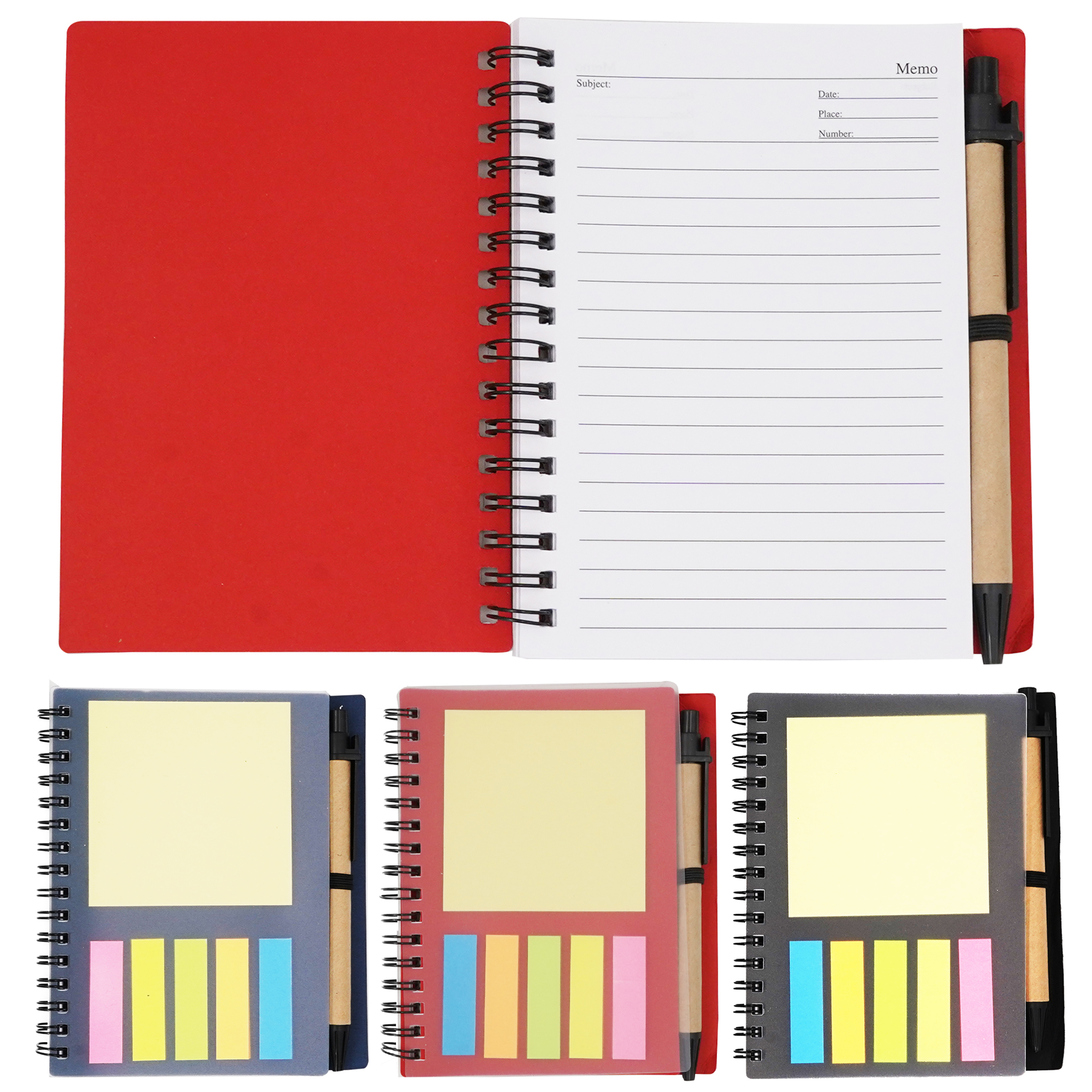 Paper Notebook With Sticky Notes 3