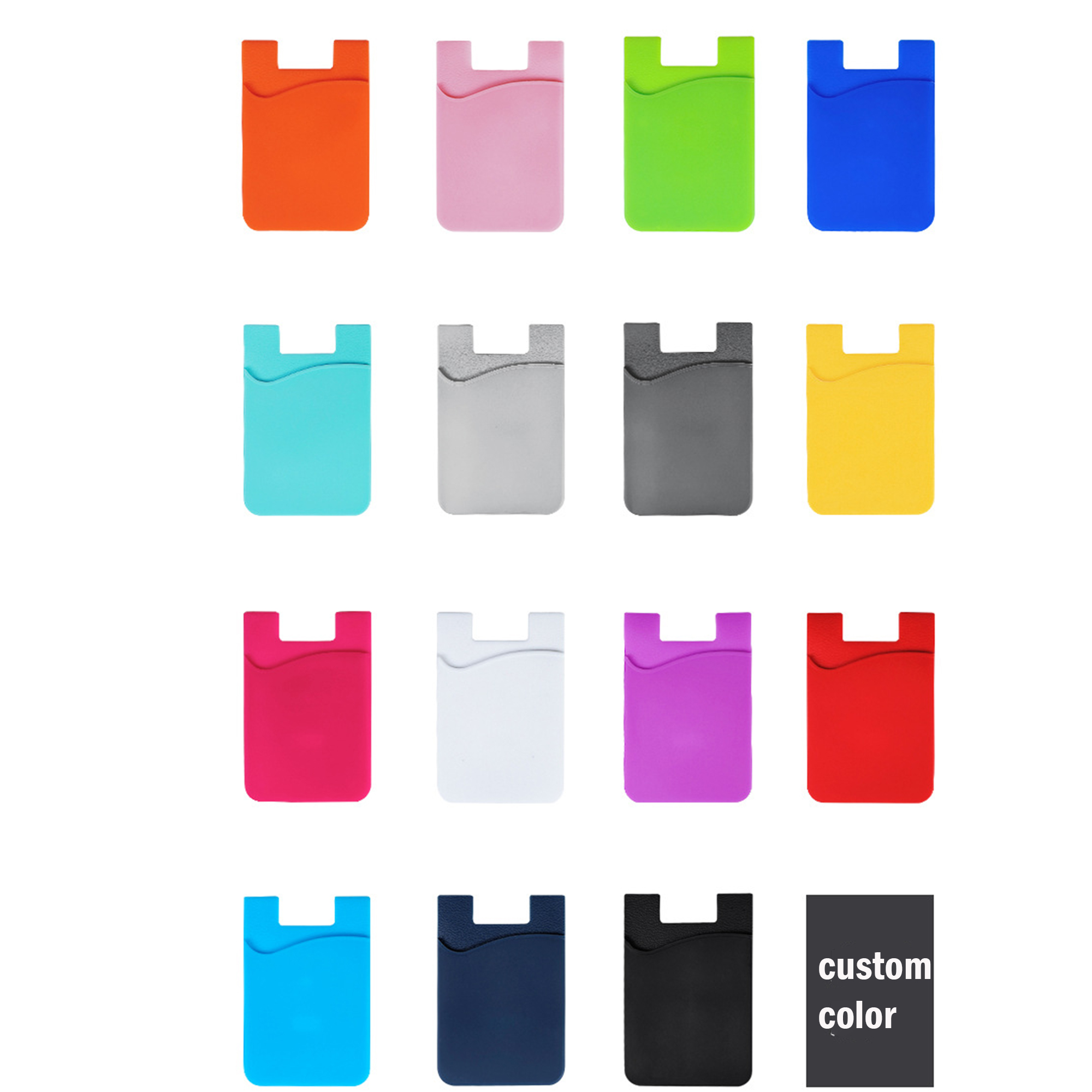 Silicone Mobile Phone Sticker Card Holder 2