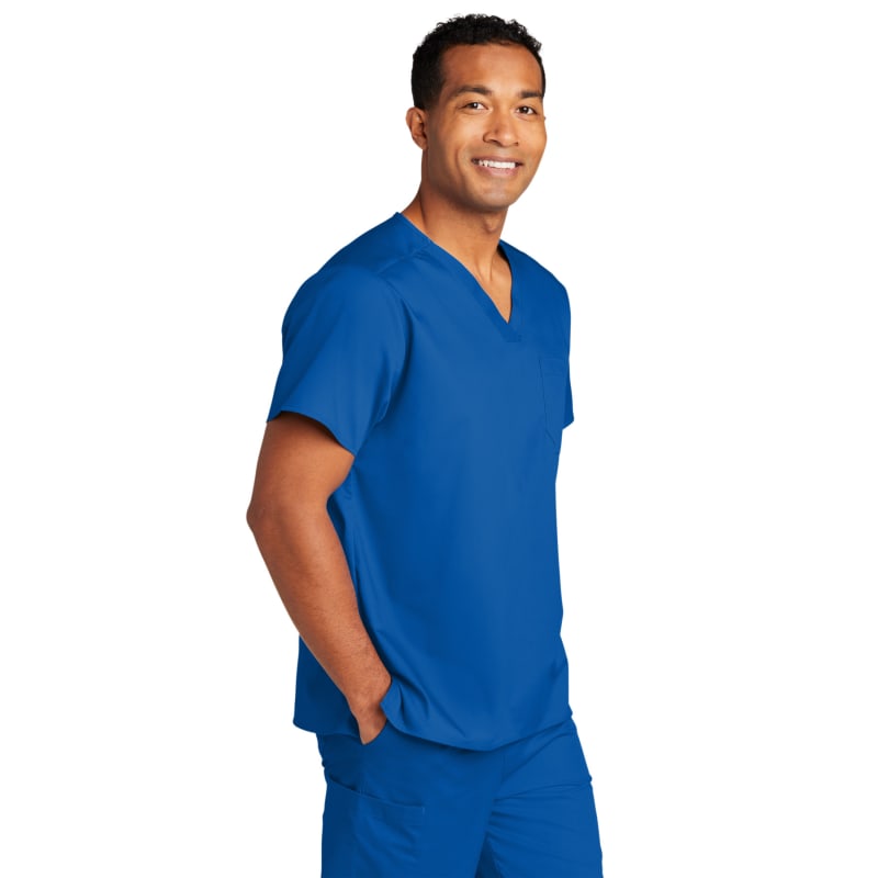 WonderWink Unisex WorkFlex Chest Pocket V-Neck Top 10