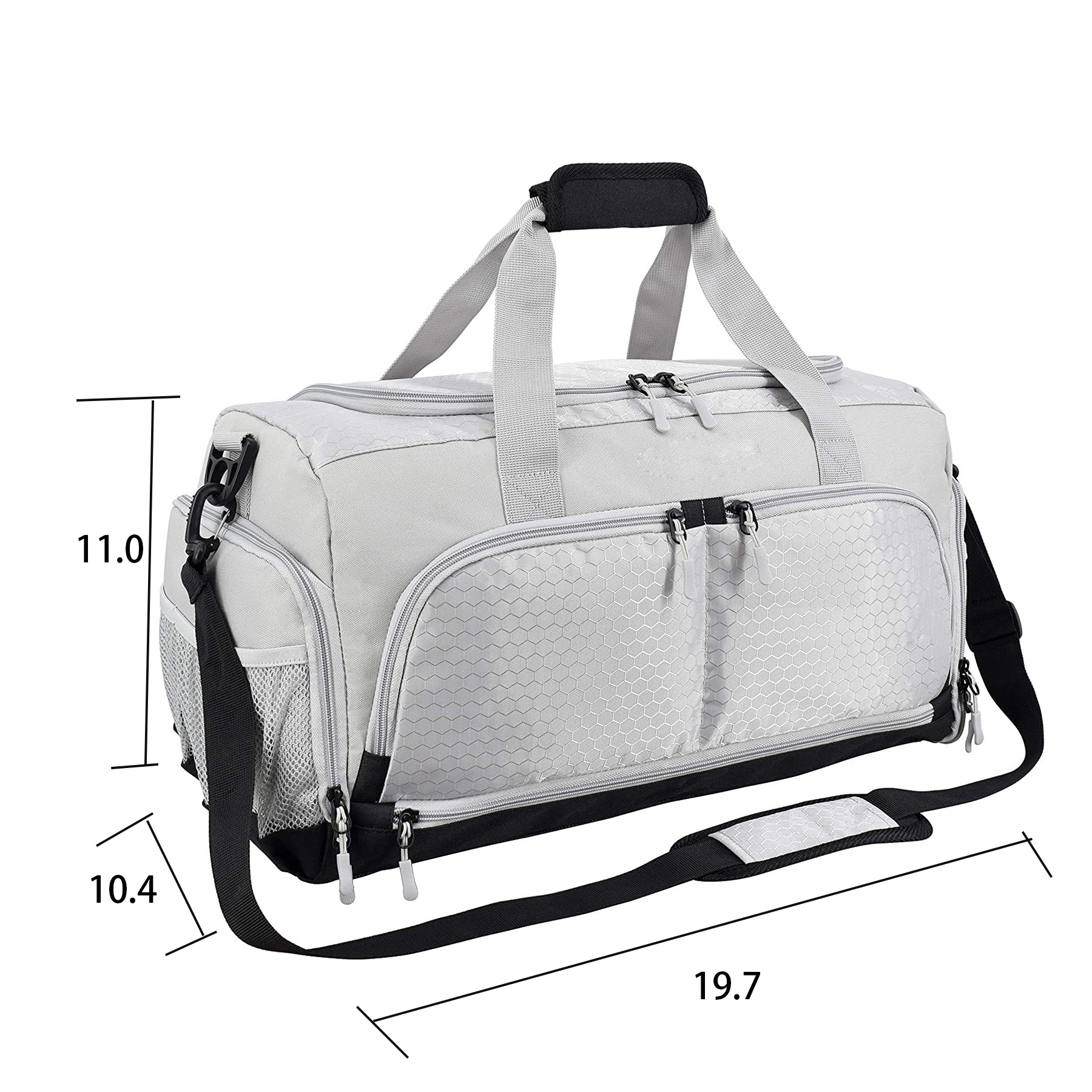 Polyester independent shoe bag compartment handbag 5