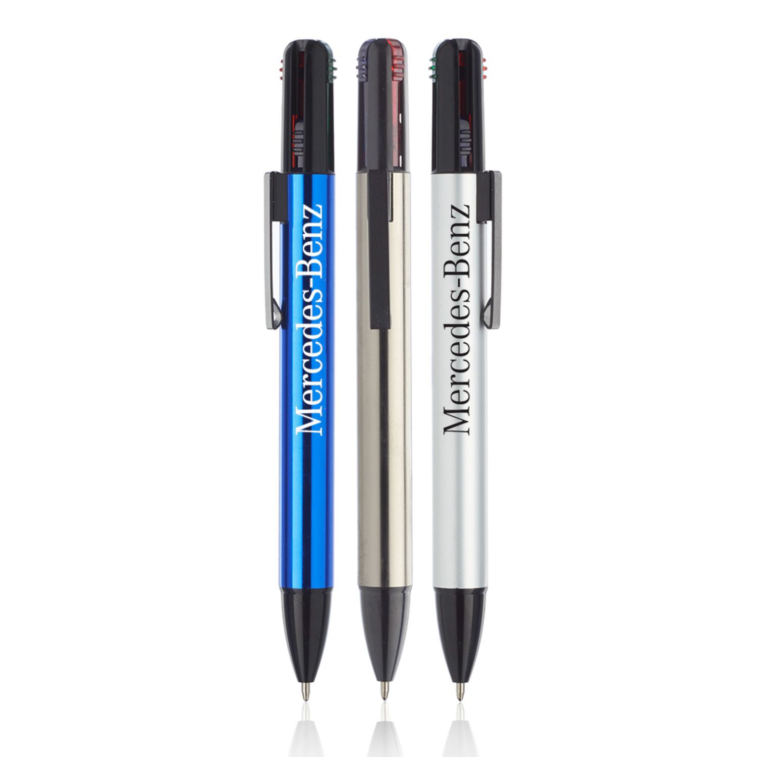 4-In-1 Ink Metal Click Action Pens 1