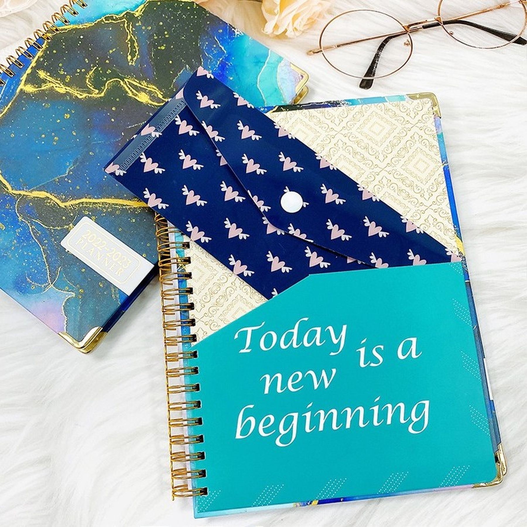 Twin-Wire Binding Weekly And Monthly Planner 9