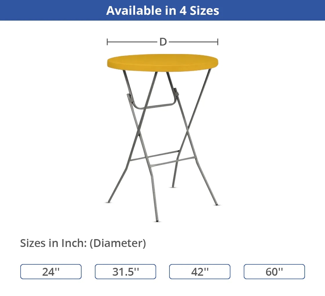 Round Spandex Table Top Cover (Diameter - 31.5") 1