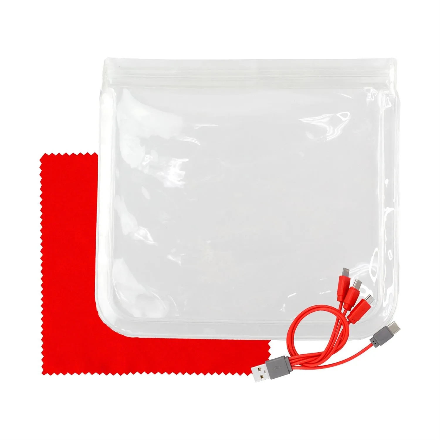 Clear Cable & Cloth Set 15
