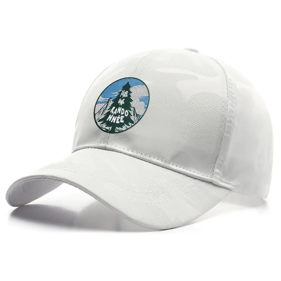 Dark Camou Polyester Baseball Cap 6