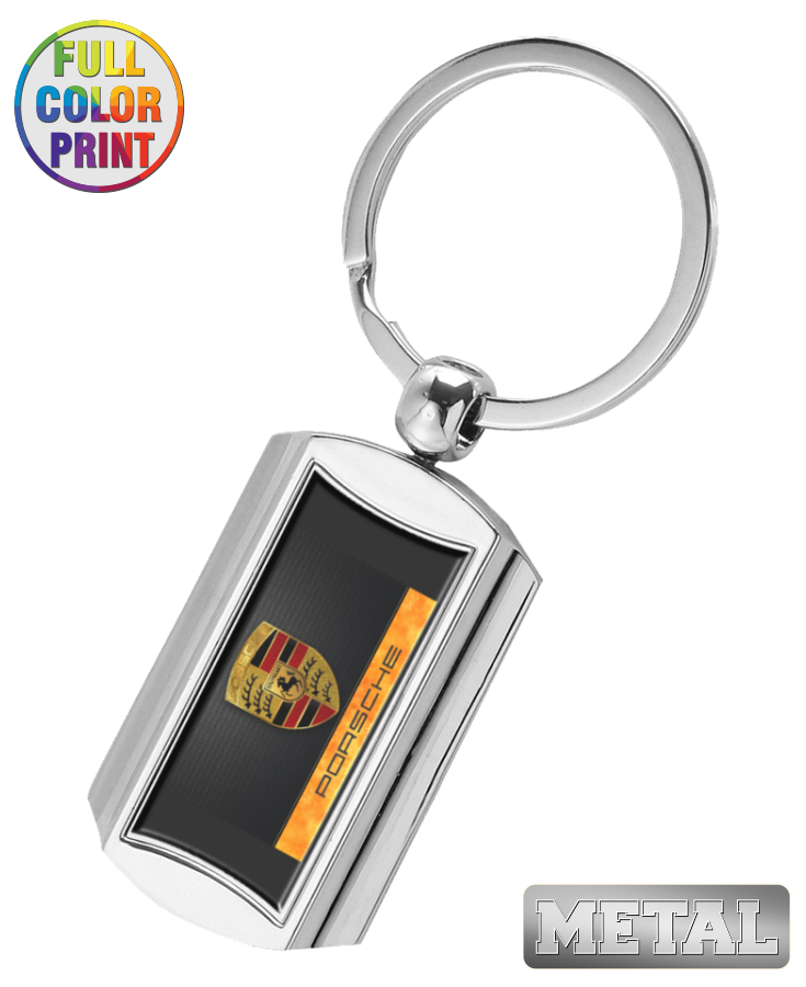 Unique Metal keychains -Full Color Dome 1