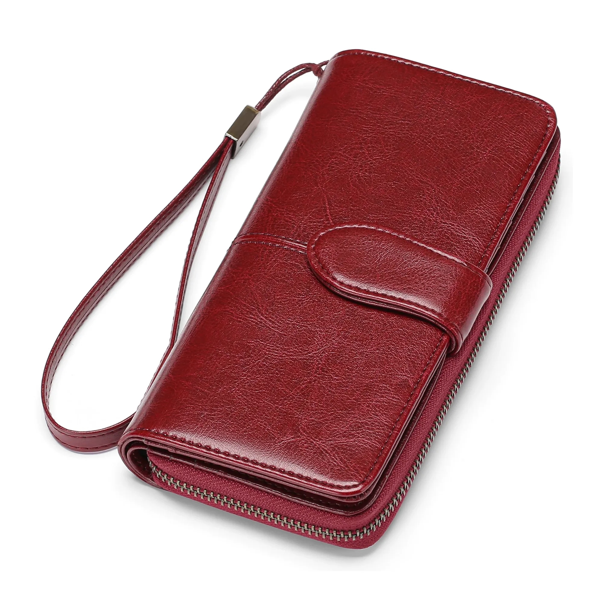 Women's Leather Clutch Bag Wallet 9