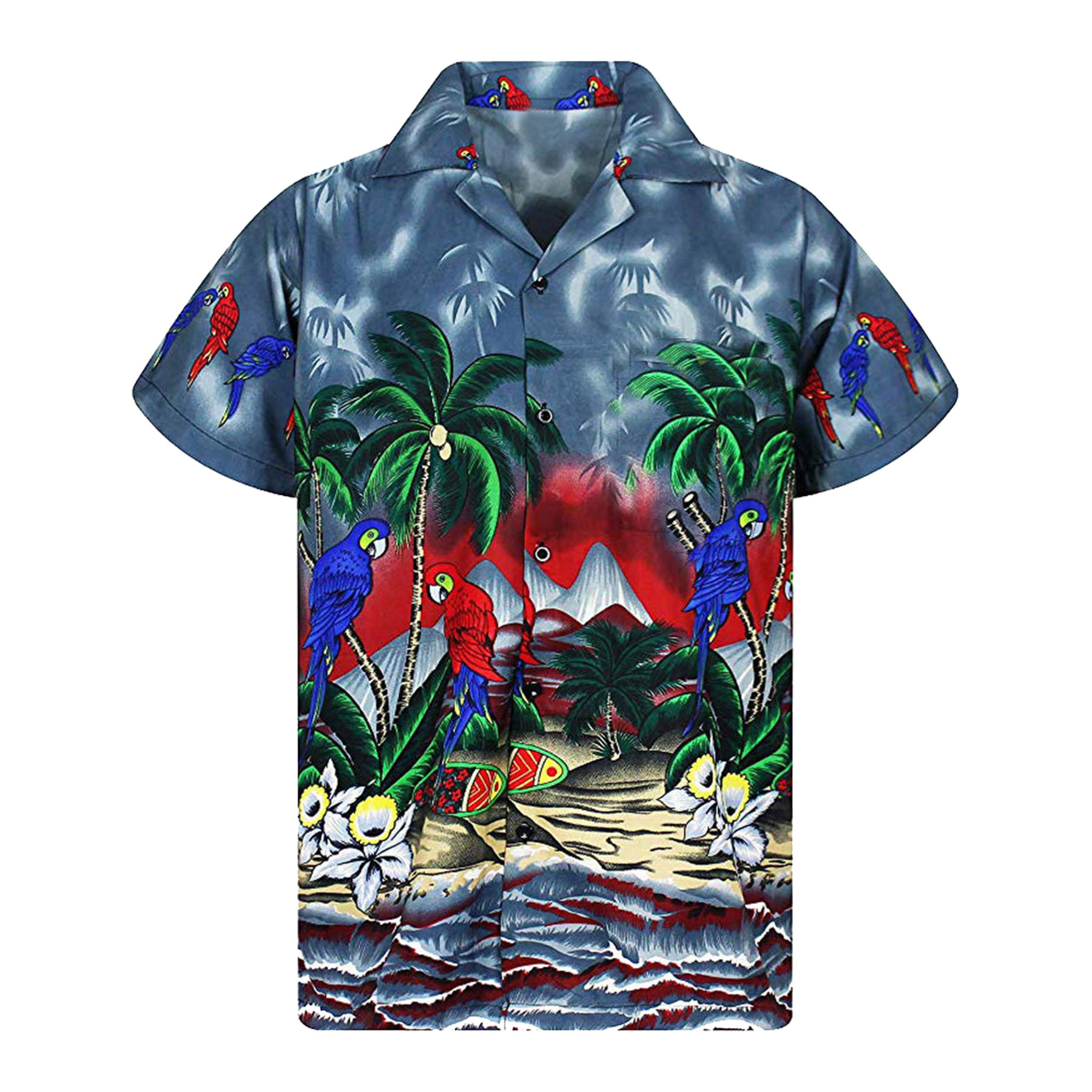 Mens Hawaiian Short Sleeve Shirt 7