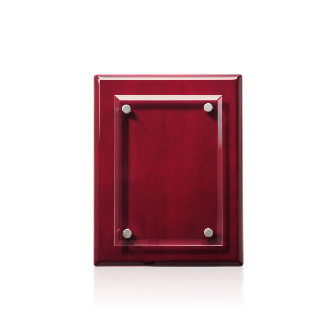 Caledon Plaque - Rosewood/Silver 2